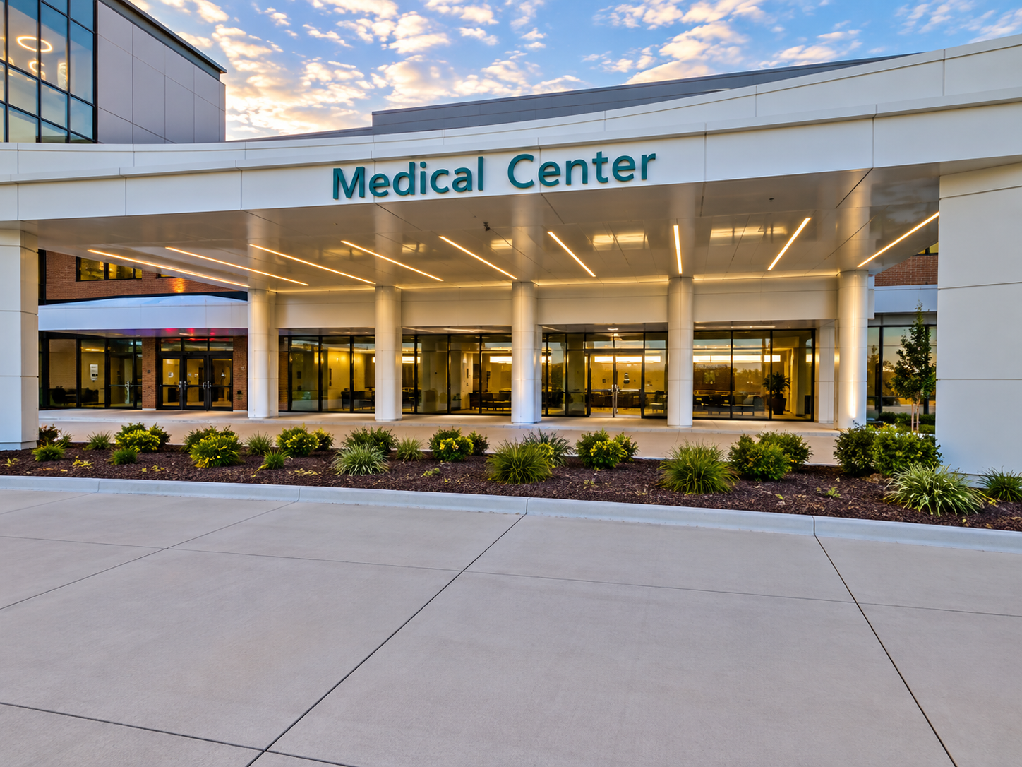 Medical center exterior CoastGo delivers to